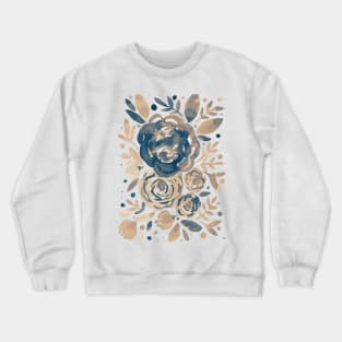 Watercolor roses bouquet - neutral Crewneck Sweatshirt